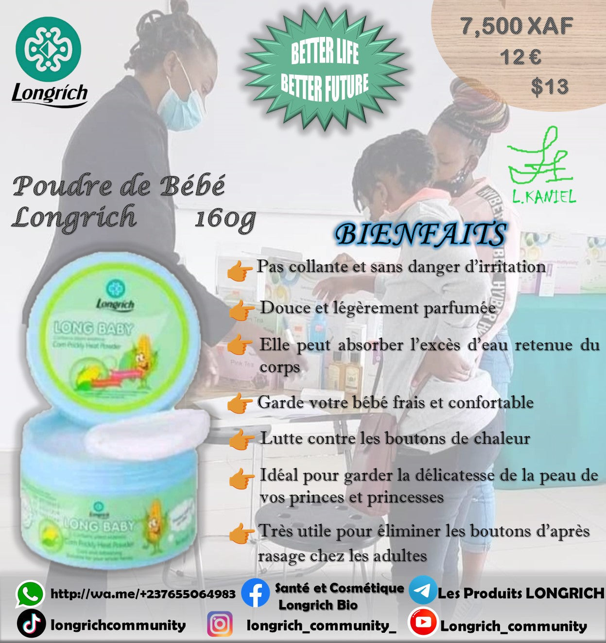 Boutons d’après rasage Traitement Longrích