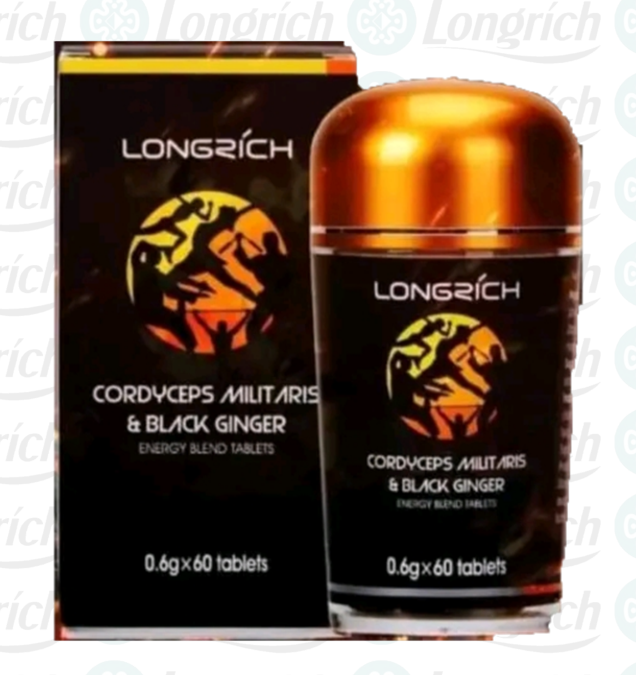 Cordyceps Militaris & Black Ginger Energy Blend Longrích (32 PV)