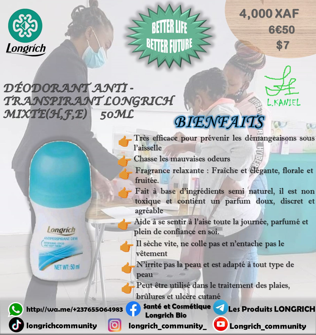 Mauvaise Odeur Corporelle pour Sportifs Traitement Longrích