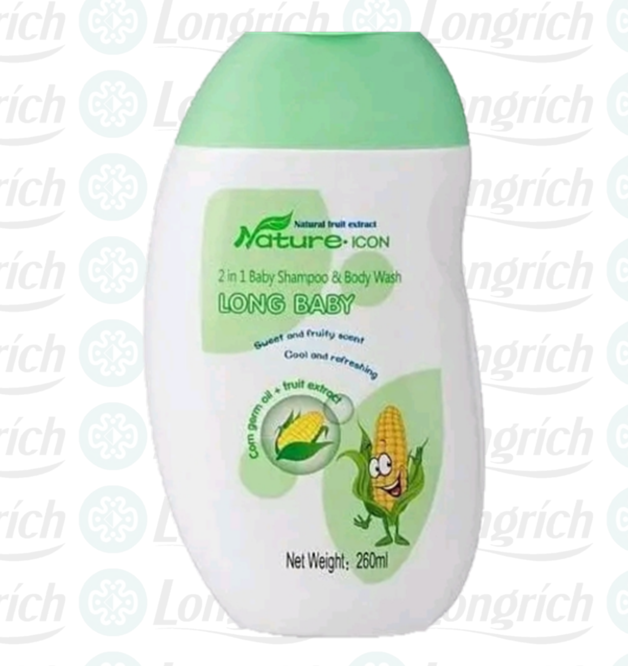 Gel de douche & Shampooing 2 en 1 Pour Bébé Longrích (6 PV)