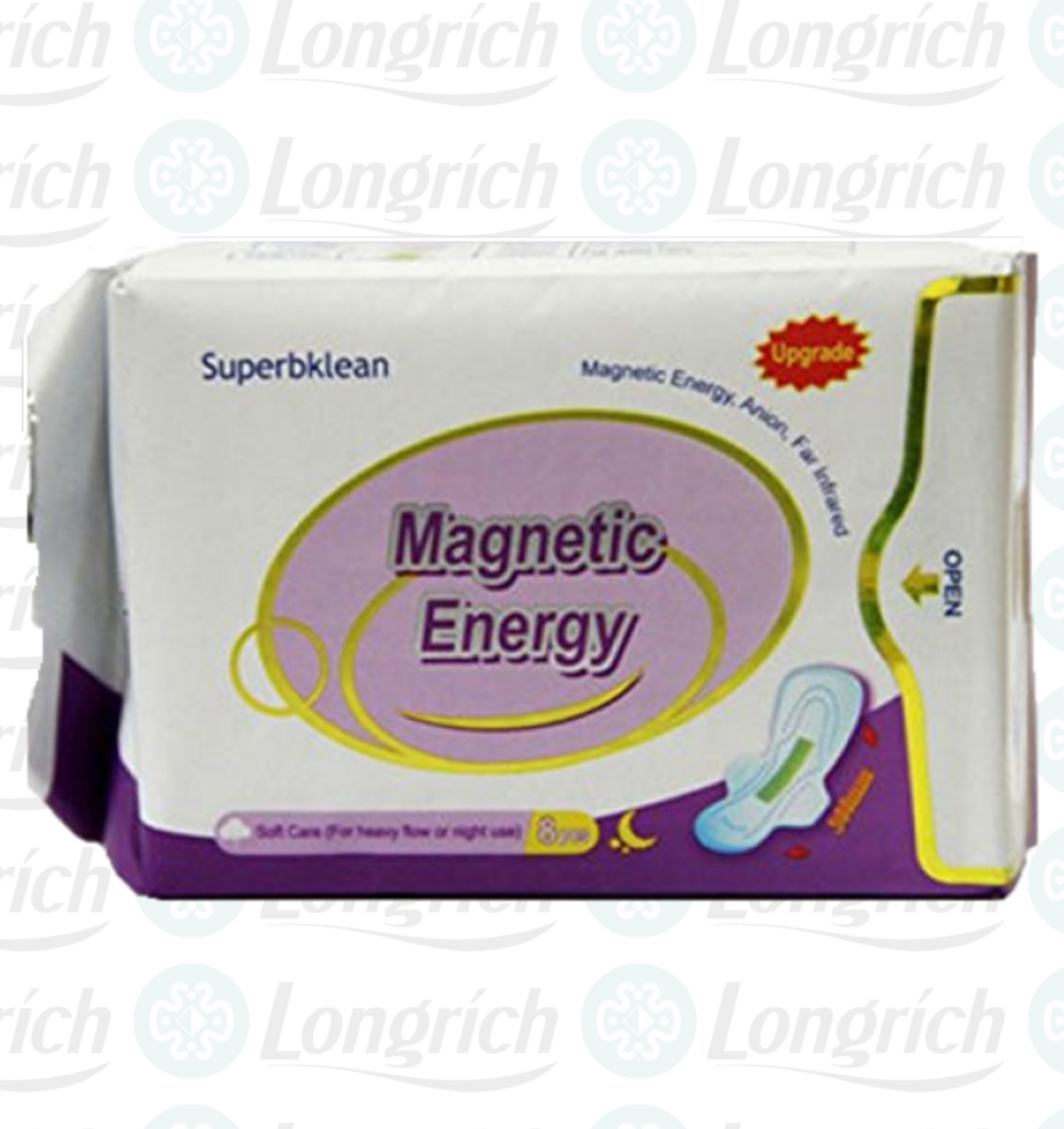 Serviettes Hygiéniques SuperBklean (Pour Flux Abondant) Longrích (2 PV)