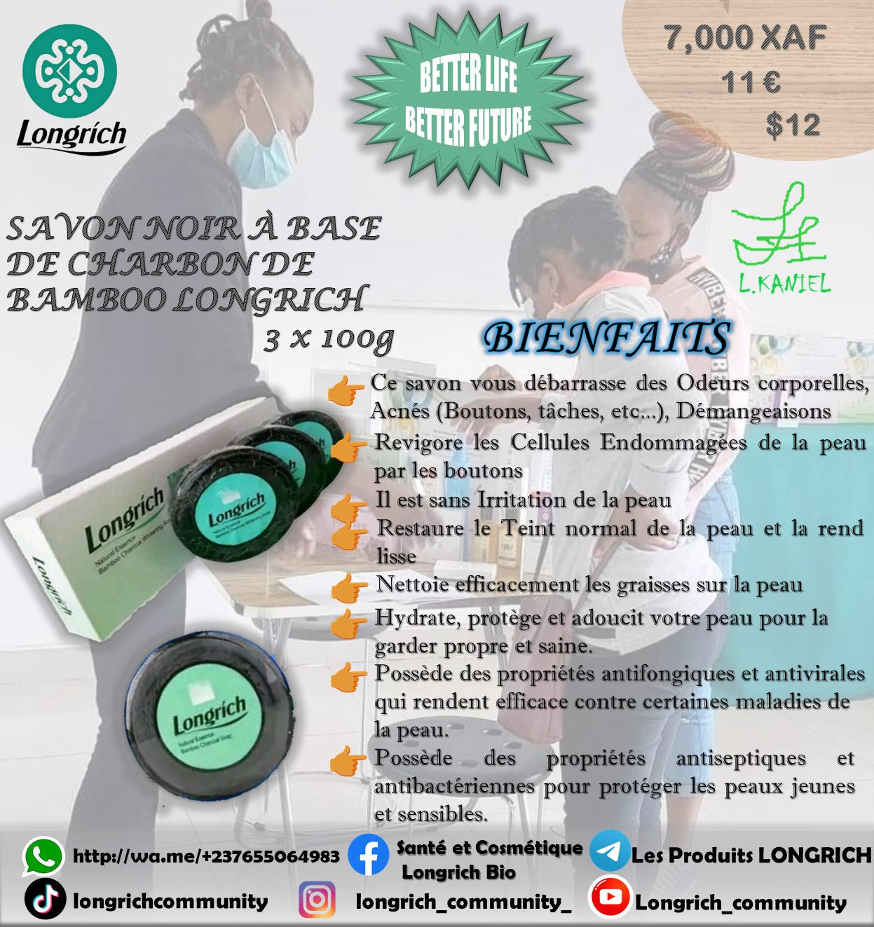 Acnés, Boutons, Dartres, Taches noires, Irritations Traitement Longrích