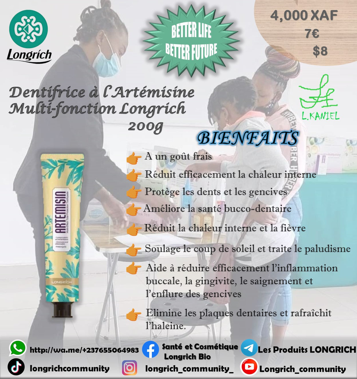 Santé Buccale Maximale avec l’Artemisine Gamme Longrích